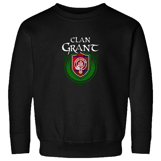 Grant Surname Scottish Clan Tartan Crest Badge Sweatshirts