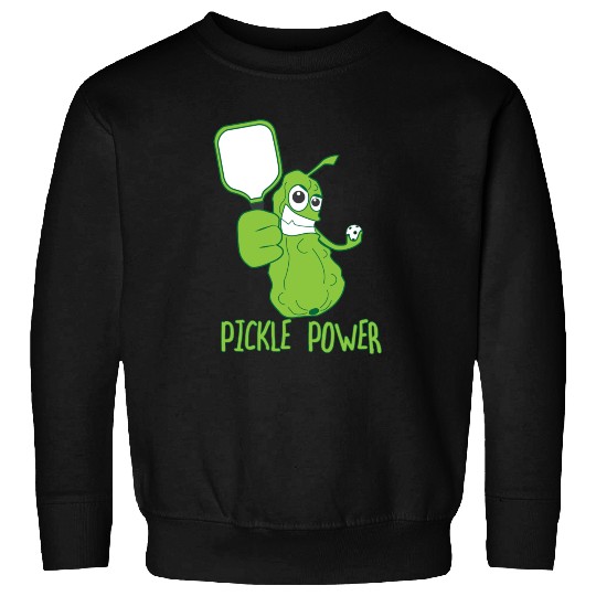 Pickleball Funny Pickle Power Sweatshirts