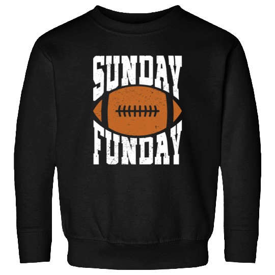 Sunday Funday Funny Football graphic for Sport Sweatshirts
