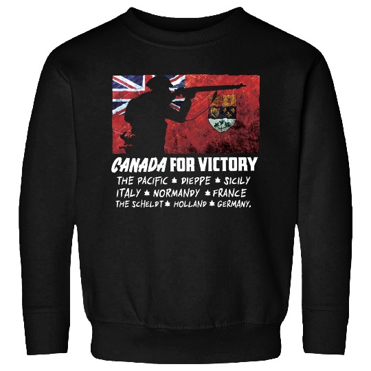Canadian World War 2 Battles Sweatshirts