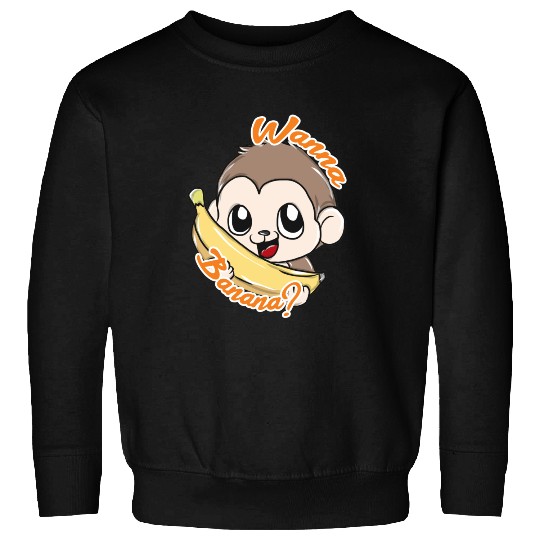 Monkeys Banana Sweatshirts