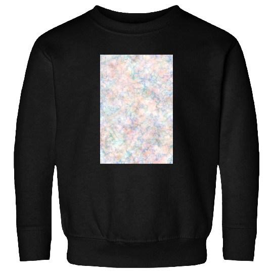 Multicolor Pastel Rainbow Marble Pattern Sweatshirts