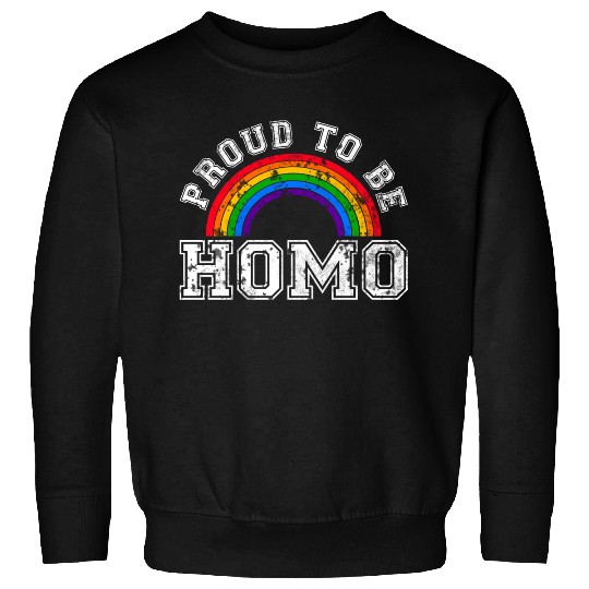 LGBT Proud to be Homo CSD Gay Pride Sweatshirts