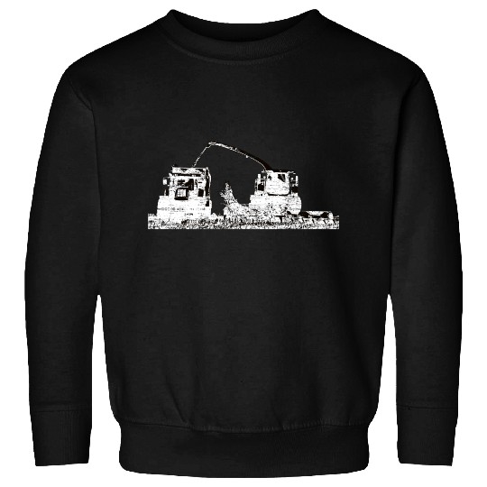 Corn chopper chopping corn maize farmer Sweatshirts