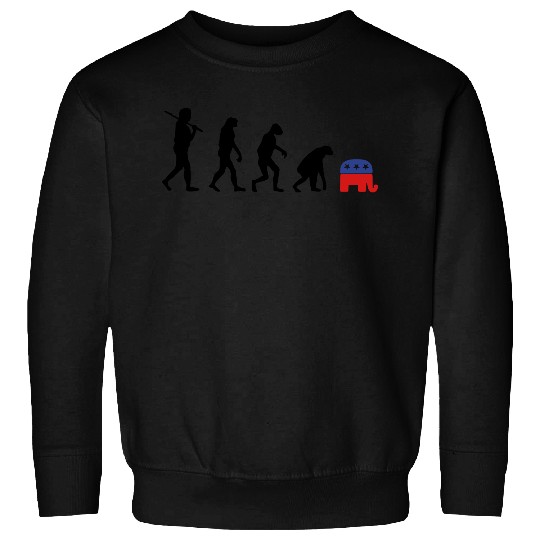 Evolution Backward Republicans election campaign Sweatshirts