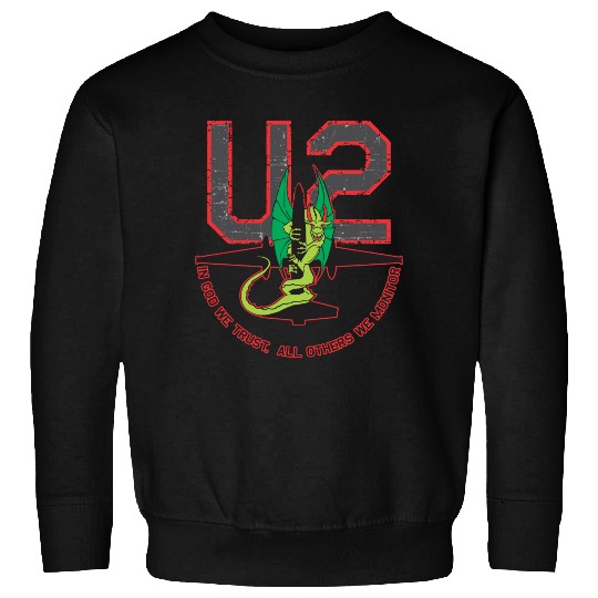 U-2 In God We Trust, All Others We Monitor Sweatshirts