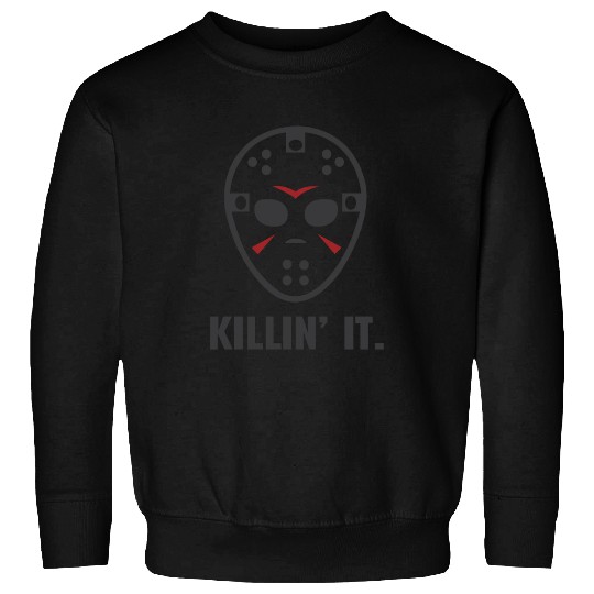 Killin It Friday 13TH Halloween Jason Mask Sweatshirts