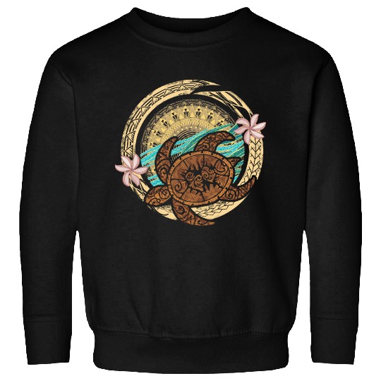 Vintage Circular Samoan Turtle Dive Sweatshirts