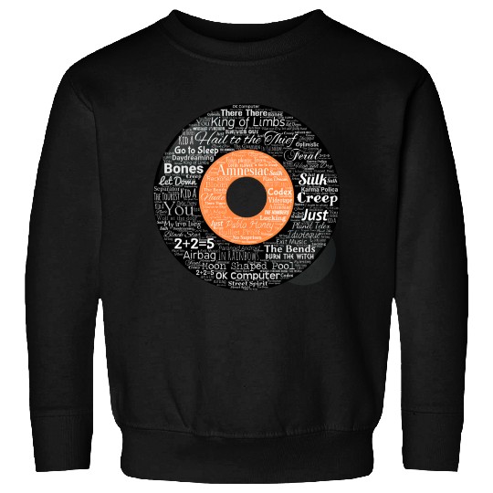 Radiohead Albums and Songs Sweatshirts