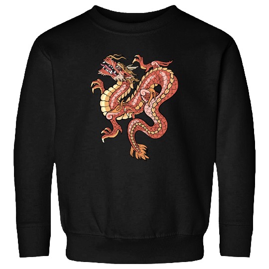 big red chinese dragon Sweatshirts