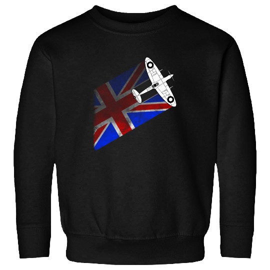 Spitfire UK Flag Mk.1 RAF British WWII Sweatshirts