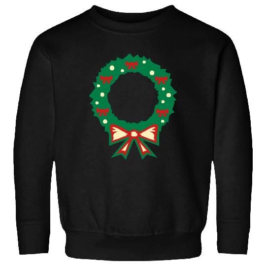 christmas wreath Sweatshirts