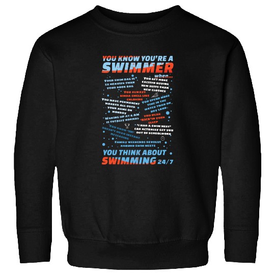 Swimmer Definition Funny Sweatshirts