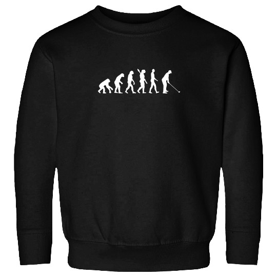 Golf - Human Evolution, Darwin Sweatshirts