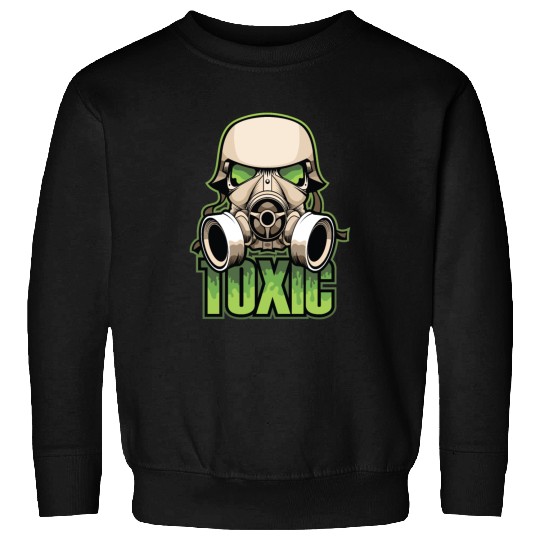 Toxic, Gas Mask, Anti Virus, Bio Hazard, Survival Sweatshirts