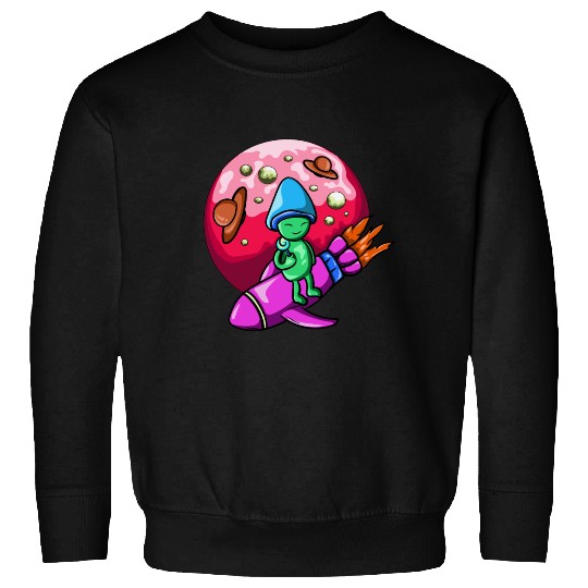 mushroom alien Sweatshirts