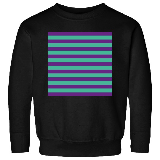 Stripes Purple Green Sweatshirts