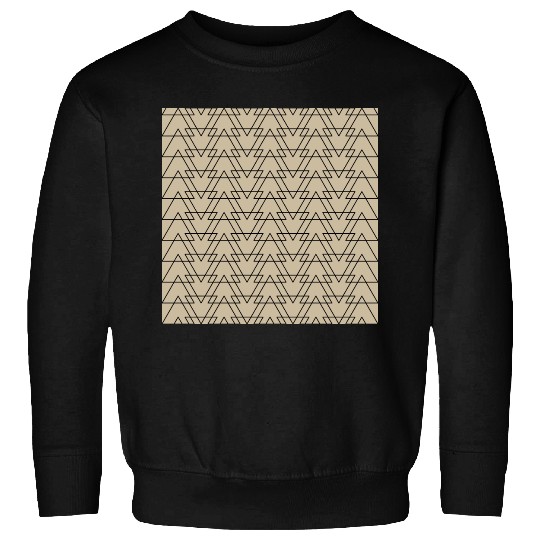 Triangle Beige Black Sweatshirts