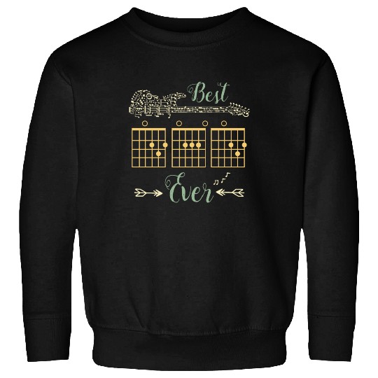 Best Dad Ever Cool Guitar Chord Gifts Sweatshirts