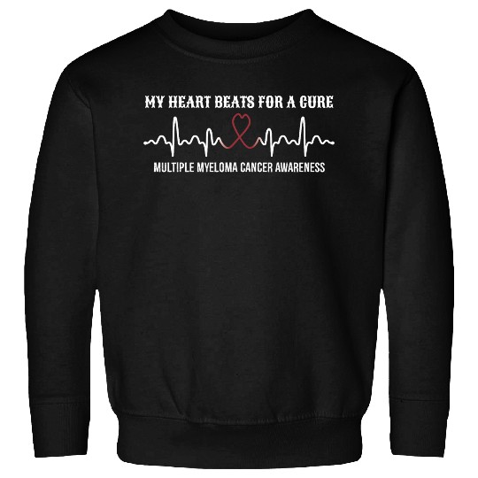 Heart Beats- Multiple Myeloma Cancer Awareness Sweatshirts