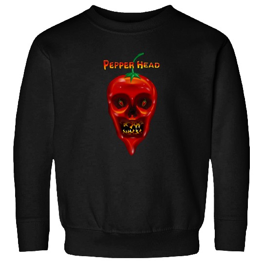 Pepper Head Skull Sweatshirts