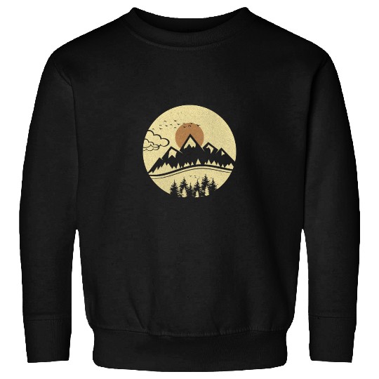 Tri blend Nature Print Sweatshirts