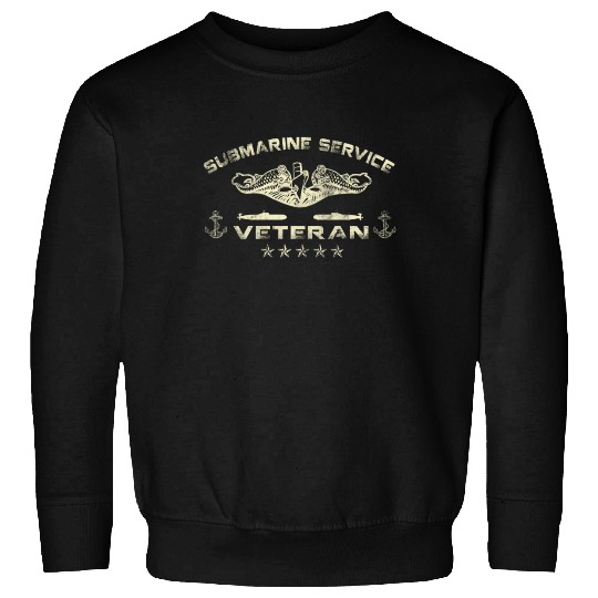 Vintage US Navy Submarine Service Veteran Sweatshirts