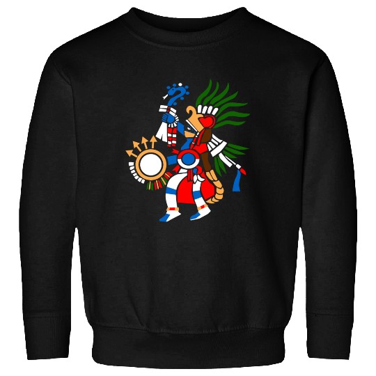 Aztec Symbol Aztec God of War Huitzilopochtli Sweatshirts