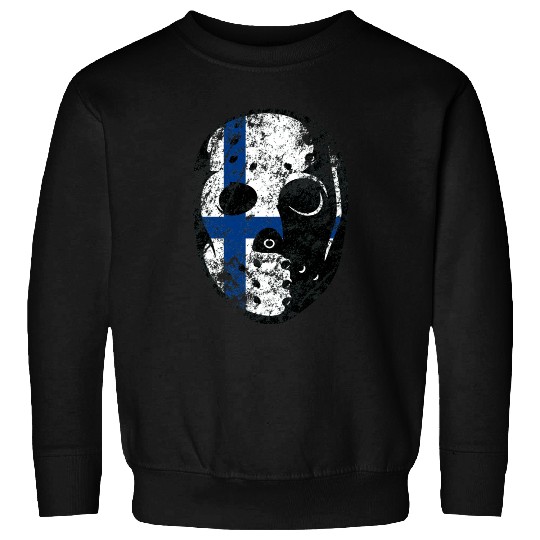 Old School Goalie Mask-Finland Sweatshirts