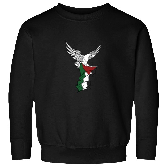 Free Palestine Palestinian Flag Bird Eagle Palesti Sweatshirts