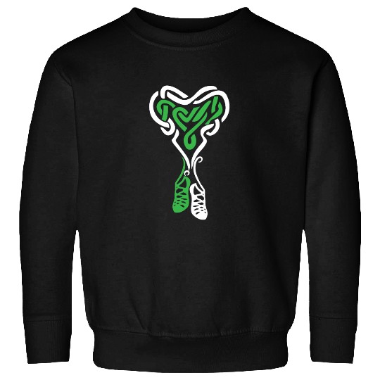 Irish Step Dancing Celtic Knot Heart Sweatshirts