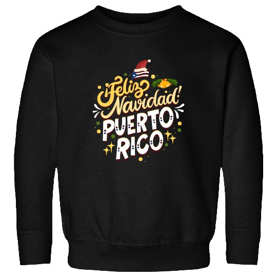 Feliz Navidad Puerto Rico - Merry Christmas Sweatshirts