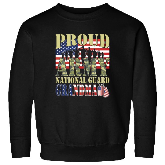 Proud Army National Guard Grandma Sweatshirts