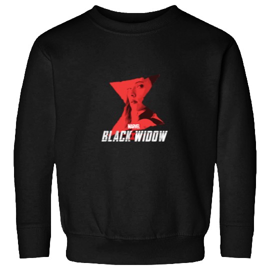Marvel Black Widow Natasha Romanoff Hourglass Sweatshirts