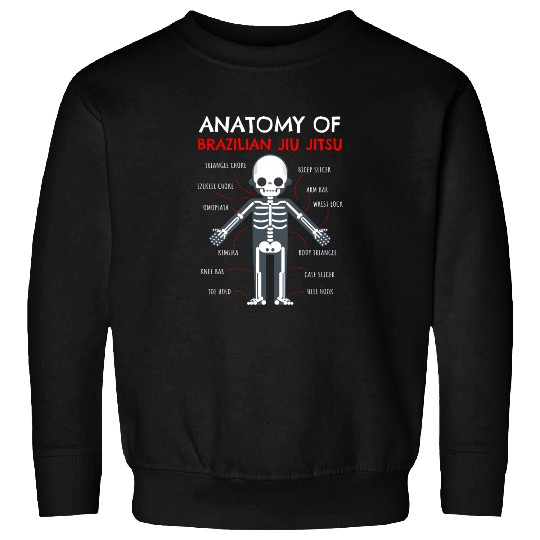 Jiu Jitsu Gifts Anatomy Brazilian Jiu Jitsu Funny Sweatshirts