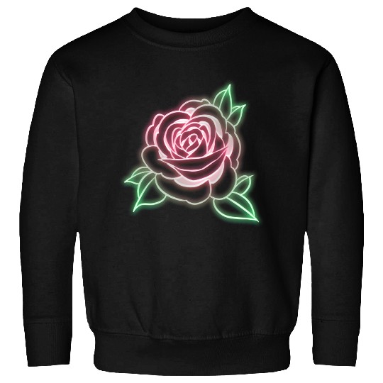 Neon Rose Sweatshirts