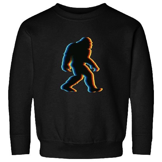 Surrealistic Sasquatch Vintage Sweatshirts