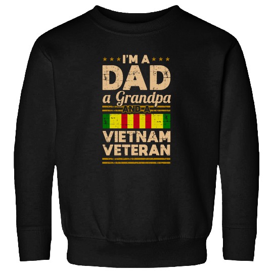 Dad Grandpa Vietnam Veteran Vintage Sweatshirts