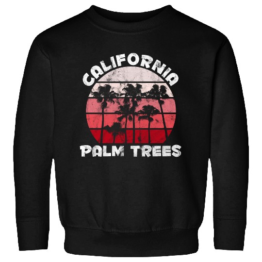 California Palm Trees Malibu Sweatshirts