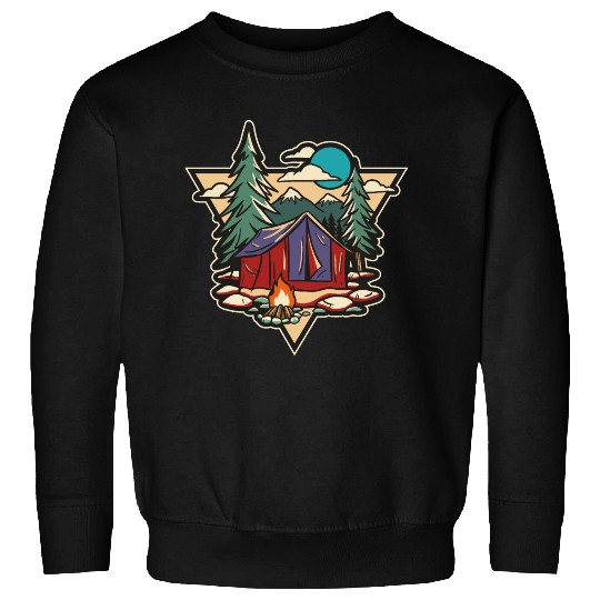 Trianggel Camping Sweatshirts