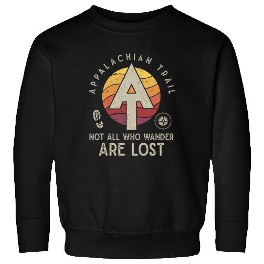 Appalachian Trail Logo Hiking Wander in the US Sweatshirts