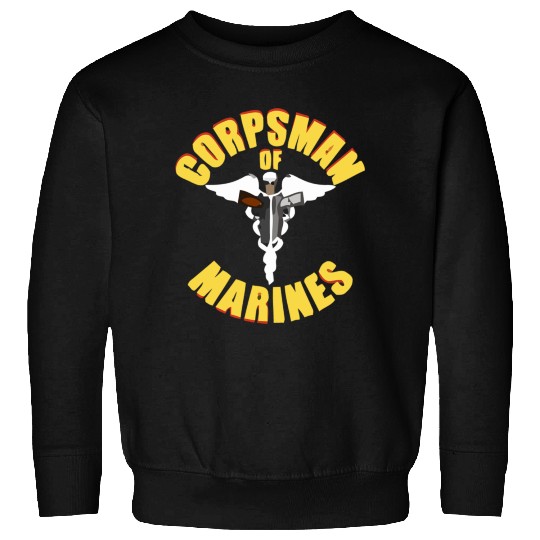 Us Navy Corpsman 8404 Fmf Veteran Front & Back Des Sweatshirts