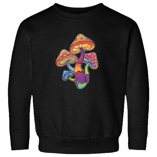 Magic Mushrooms Psychedelic Shrooms Sweatshirts
