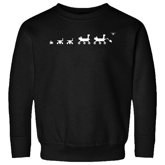 Mars Rover Generation Evolution Sweatshirts