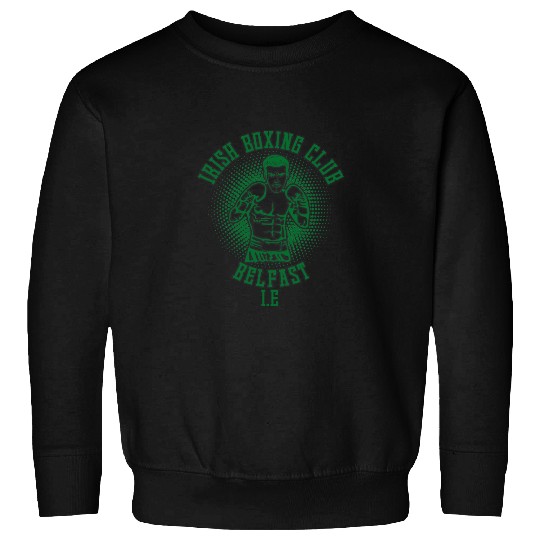 Irish Boxing Club Belfast Boxer Gifts Boxing Lover Sweatshirts