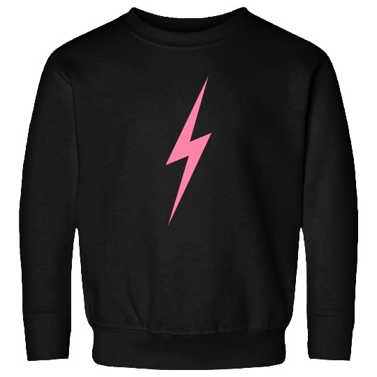 Pink Bolt Lightning | Bolt Graphic Sweatshirts