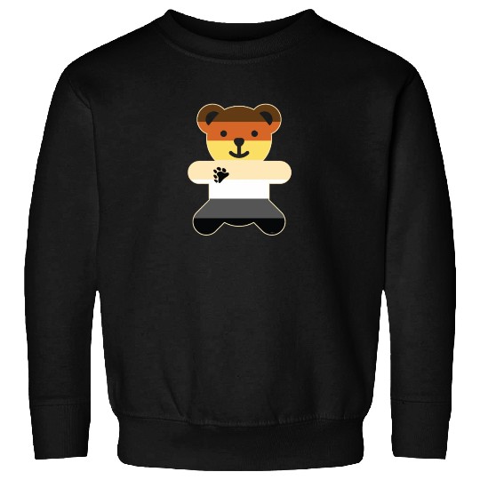 Bear Brotherhood Flag Bear Gay Pride graphic Sweatshirts