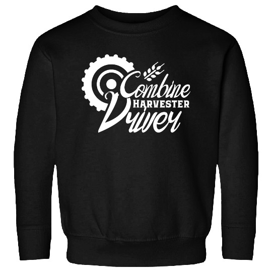 Combine Harvester Driver Agricultural Treshing Sweatshirts