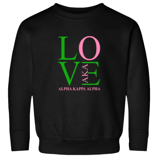 Aka Sweatshirts Love Sorority Gift Alpha Kappa Aka Parap