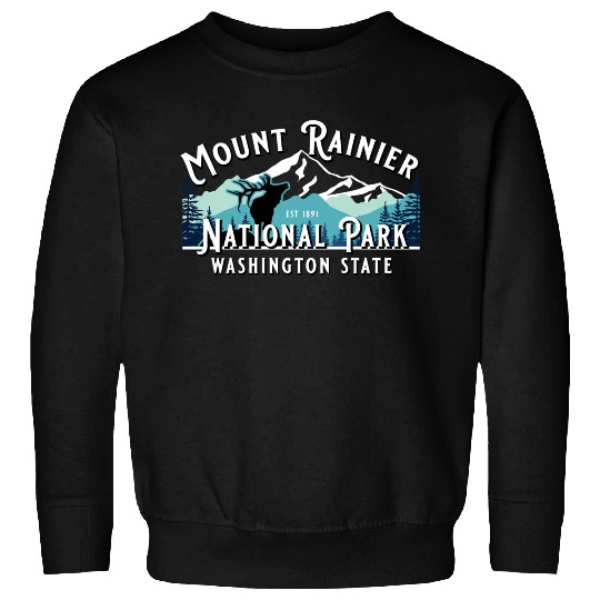 Vintage Mount Rainier National Park Washington Sou Sweatshirts